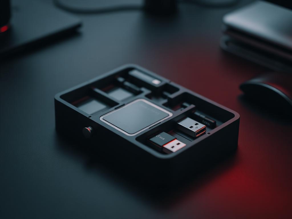 Organizér na SD karty a USB